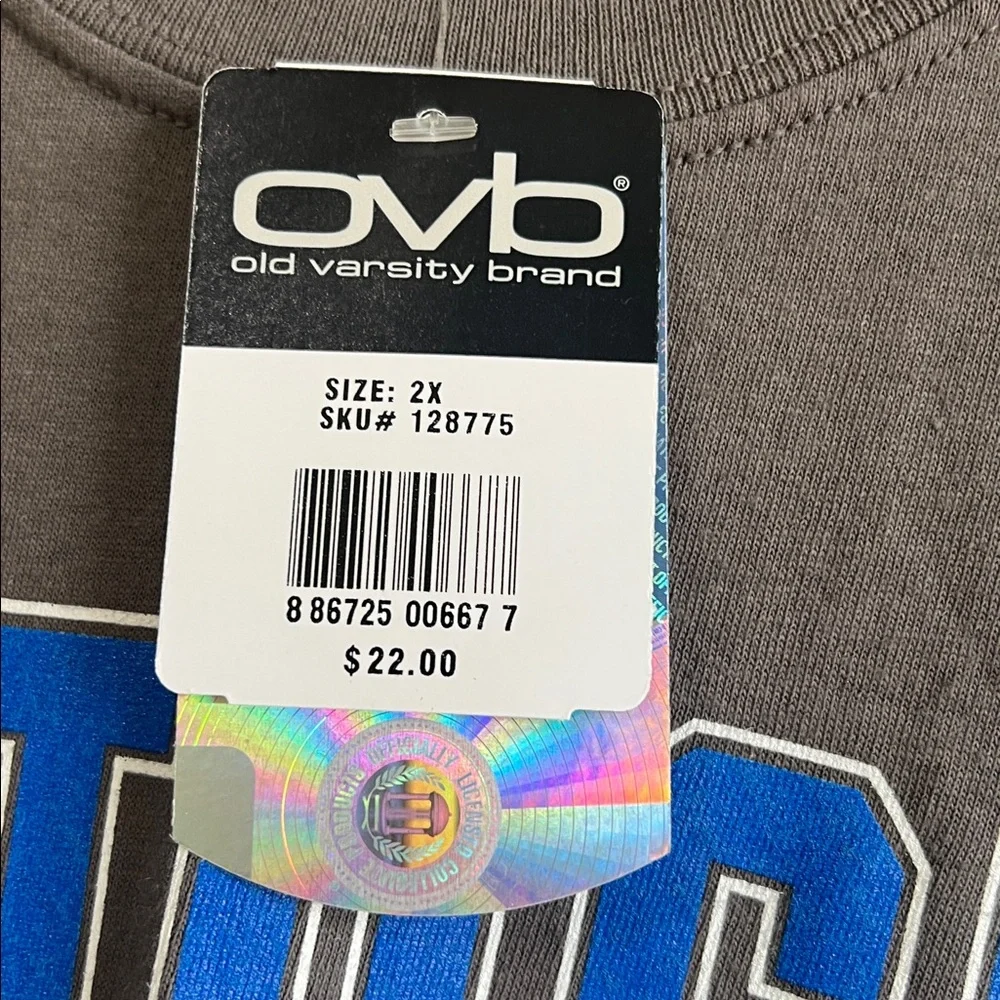 NWT Gray Kentucky Wildcats Tee 2X Gildan Old Varsity Brand - Picture 2 of 2